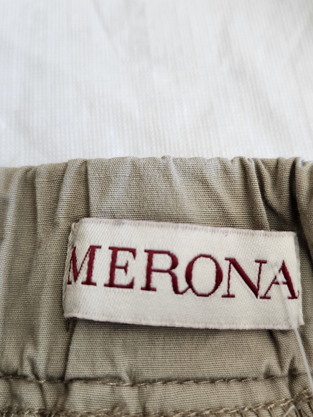 Merona Beige Drawstring Utility Shorts - Picture 7 of 8